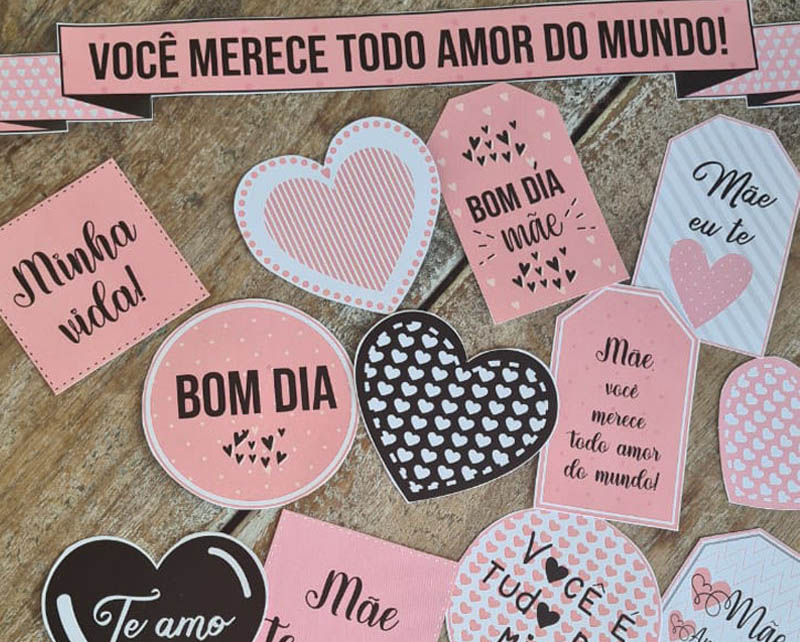 Dia das Mães: Kit digital Cesta de Café
